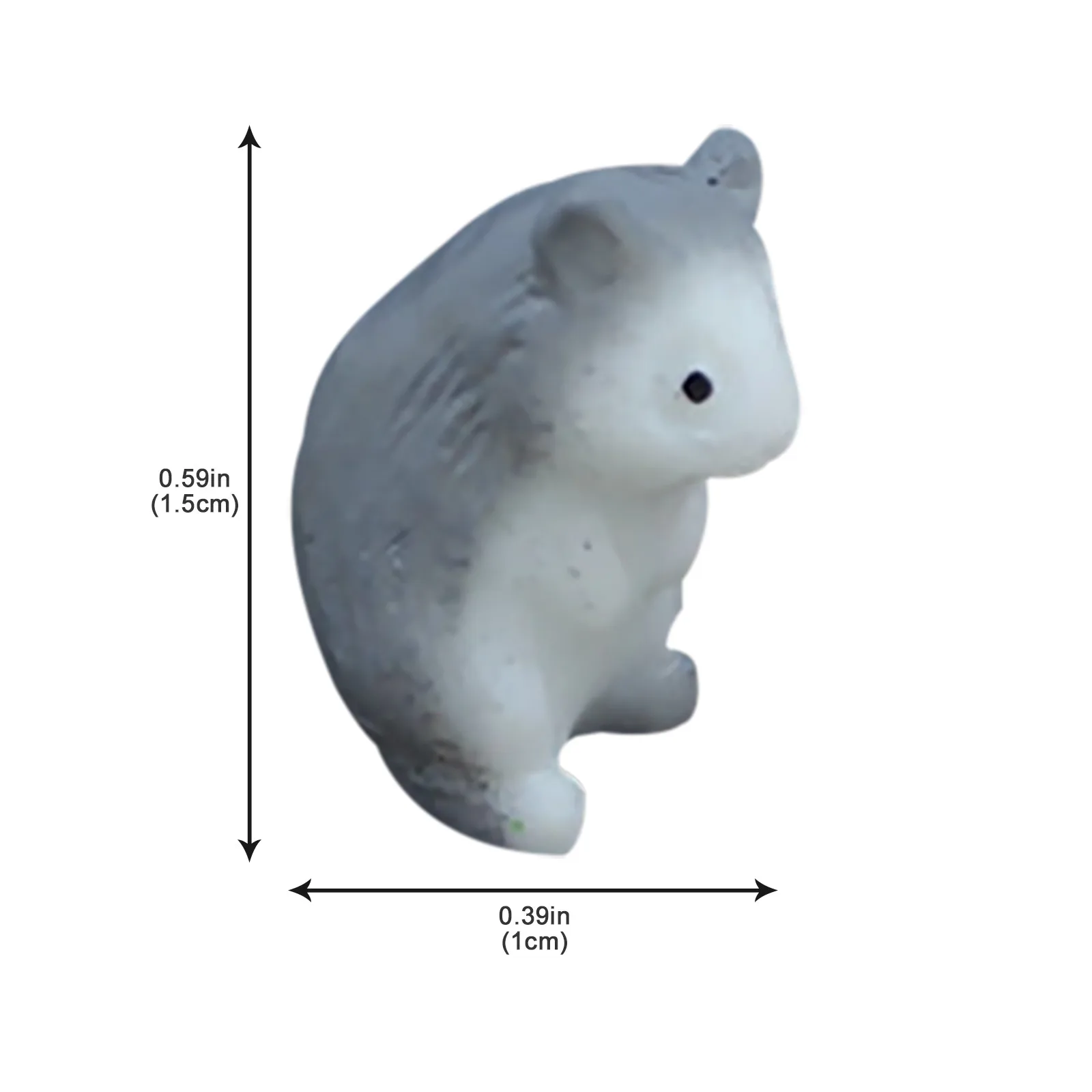 

Micro Landscape Accessories Resin Crafts Small Ornaments Cute Hamster Dollhouse Toy Micro Landscape Fairy Garden Accessory #695