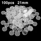 21 мм пластиковый прозрачный держатель для коллекции монет коробка для хранения капсулы Дисплей Чехол товары для домашнего сада