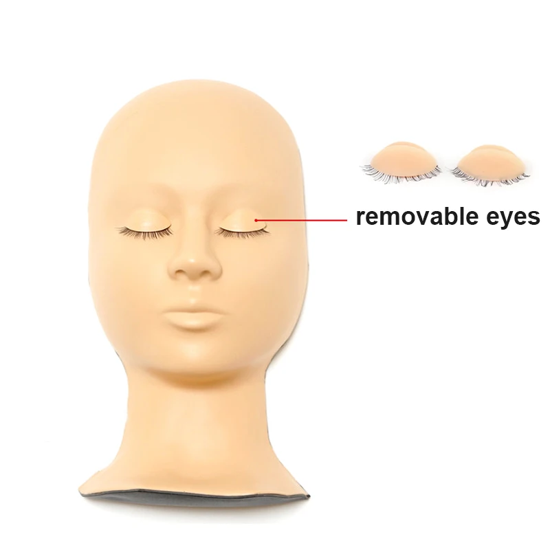 Новинка макияж для глаз и лица тренировочная голова манекена со съемными глазами