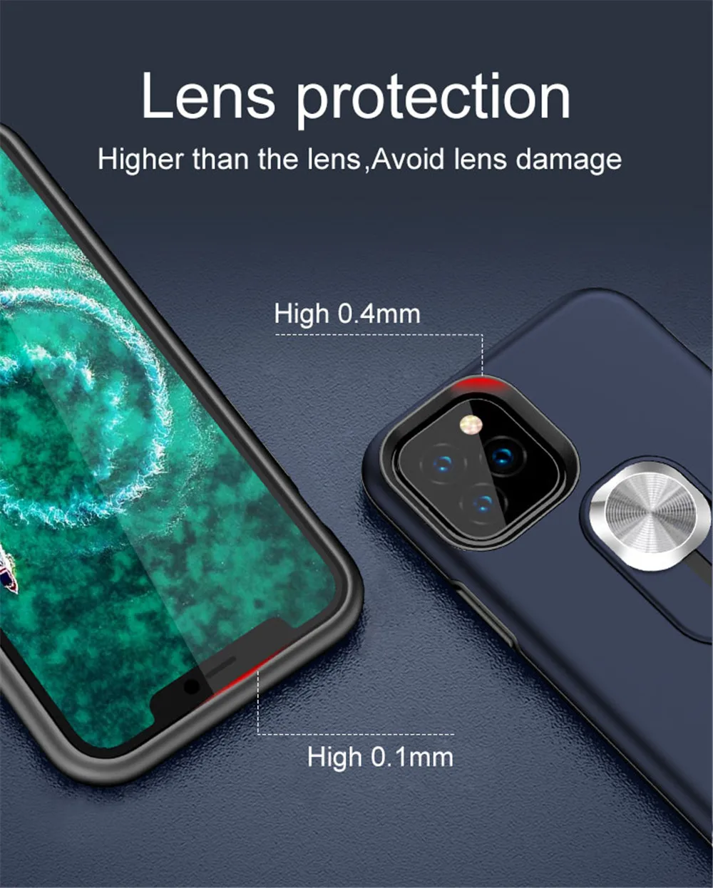 Роскошный чехол для телефона с магнитным кольцом для iphone 11 pro max Xs max XR X 8 7 6s Plus силиконовый автомобильный держатель с кольцом на палец