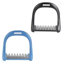 2 PCS Stirrup Stainless Steel High-grade Aluminum Pedal With Non-slip Pad Horse Care Products Safety Equipment Anti-skid HOT