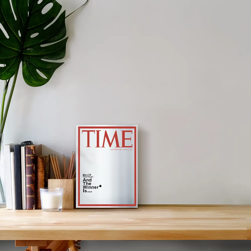 Время обложки журналов зеркало Человек года навесное спальня пещера на стену для