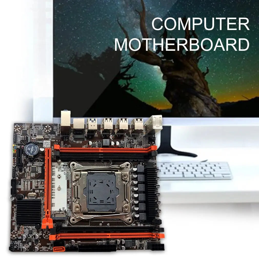 

X99H D4(B85) Motherboard DDR4 And DDR3 M.2 WIFI-M2 USB 3.0 LGA2011-3 Pin Support E5 2678 V3 / E5 2696 V3 / E5 2629 V3