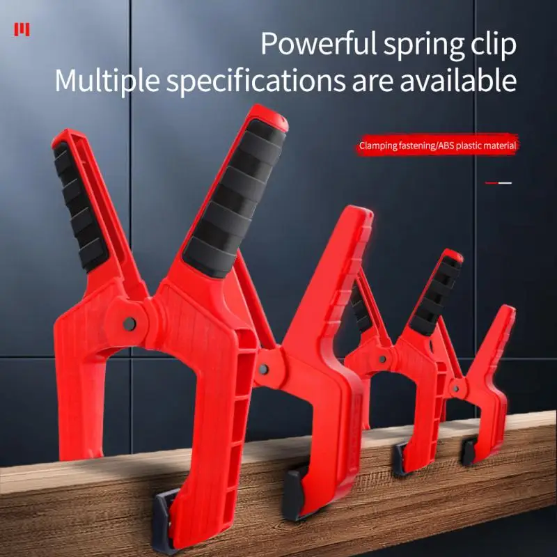 1/1.5/2/2.5/3/4 Inch Heavy Duty Woodworking Plastic Spring Clamp Nylon Carpenter Clamps Tool Machinery Parts | Инструменты