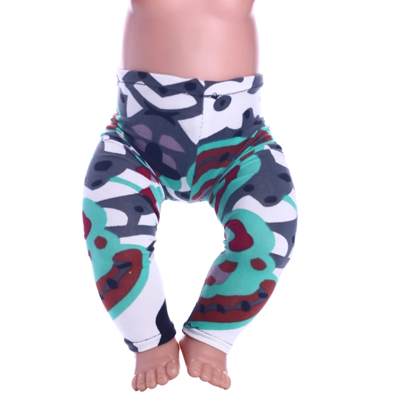 Индивидуализированные леггинсы Одежда для кукол повседневная одежда 18-дюймовых