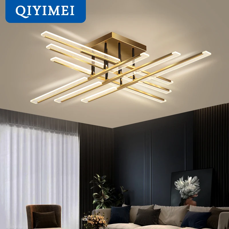 

QIYIMEI LED Chandeliers Lights living room Dining room Home Indoor lighting 4 8 12 heads Fixtures luxury lamp Decorative