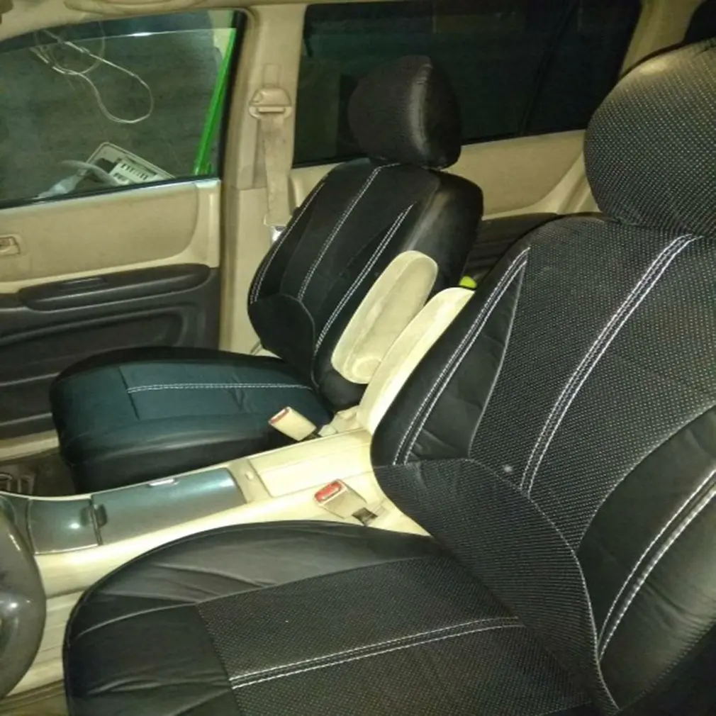 Модные чехлы из искусственной кожи для автомобильных сидений пылезащитные