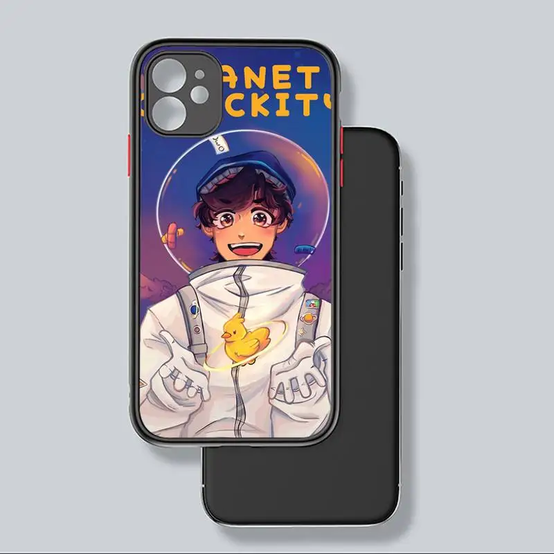 

quackity fanart DREAM SMP Phone Case For iphone 12 11 8 7 plus mini x xs xr pro max matte transparent cover