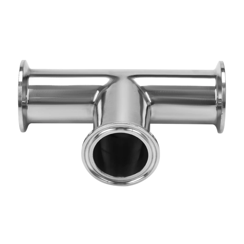 Promotion! 1.5Inch 38Mm Sanitary Tri Clamp 3 Way Tee 304 Stainless Steel Ferrule Connector Pipe Fitting | Инструменты