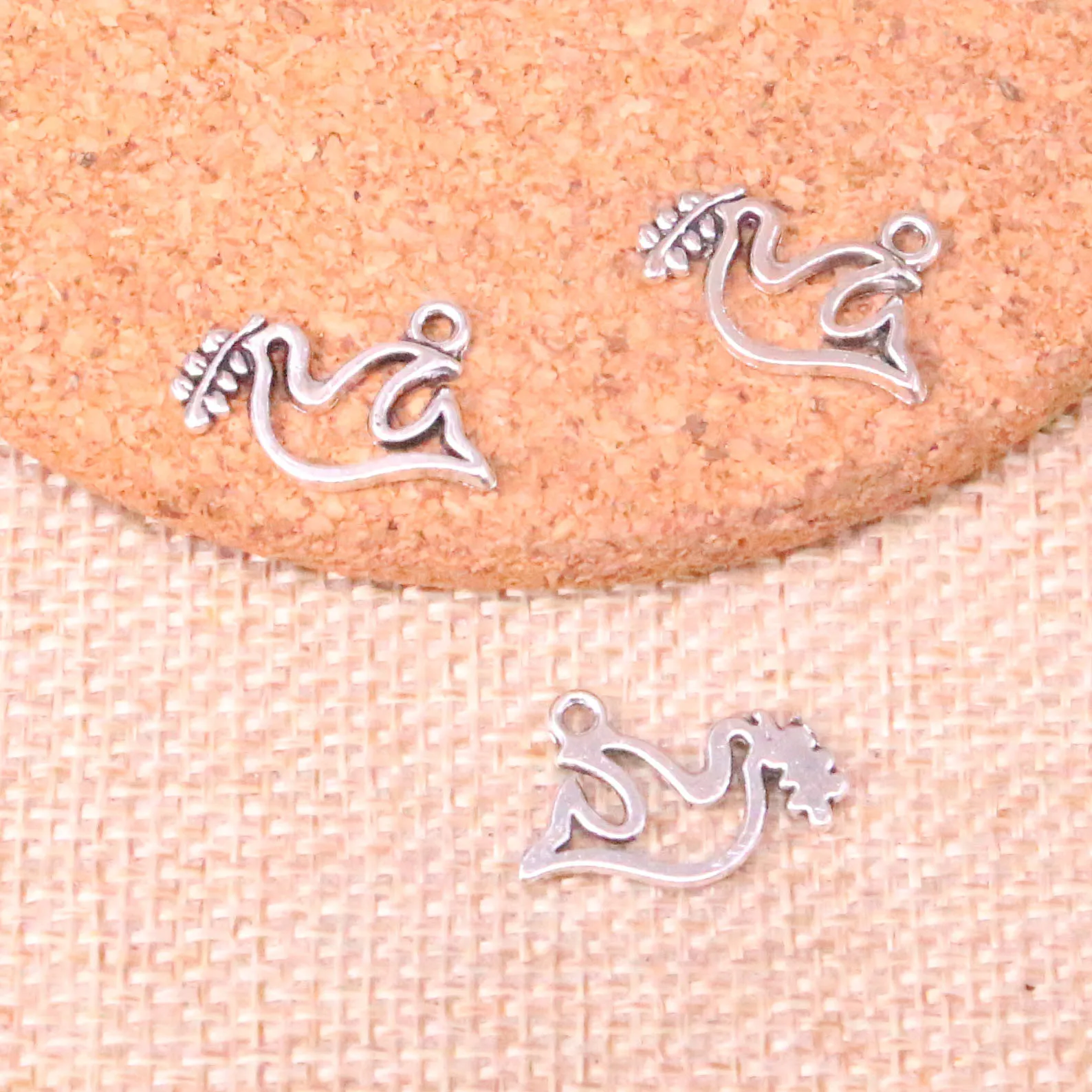 171 шт. мирные Подвески в виде голубей из цинкового сплава подвеска для ожерелья