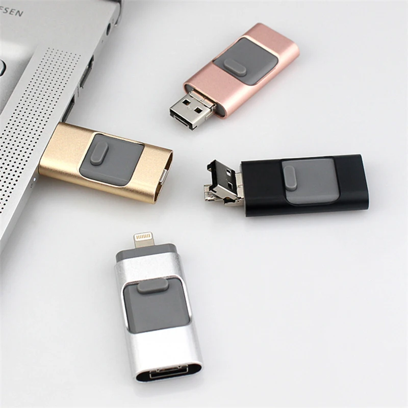 Usb 3 0 OTG флеш-накопитель 128 ГБ 16 32 64 HD de almacenamiento externo memoria para iphone ipad Unidad Flash USB |