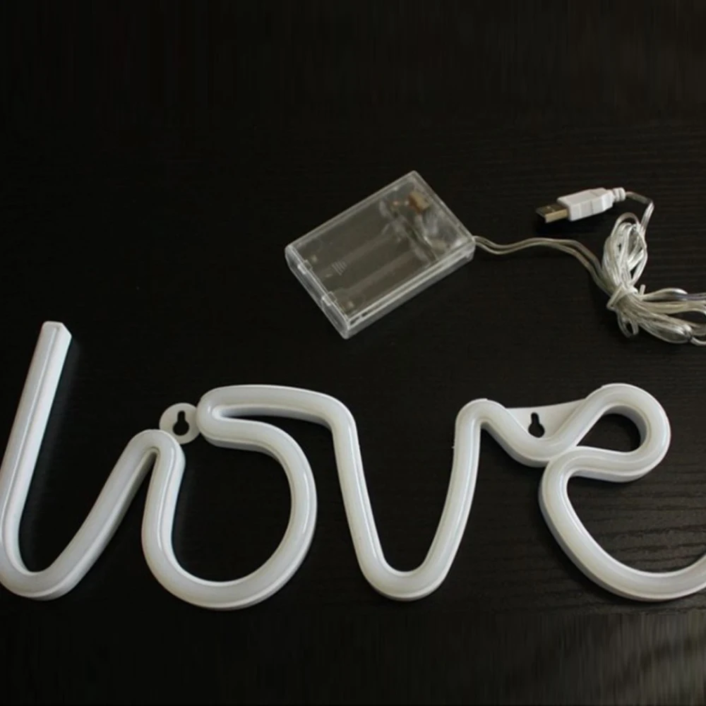 Светодиодный неоновый светильник креативное украшение для свадьбы Дня Святого