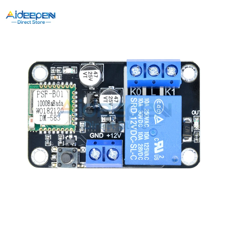 DC 12 В ESP8285 беспроводной Wifi реле задержки времени Управление Переключатель цикла реле задержки таймера модуль для Android приложение управление Умный дом