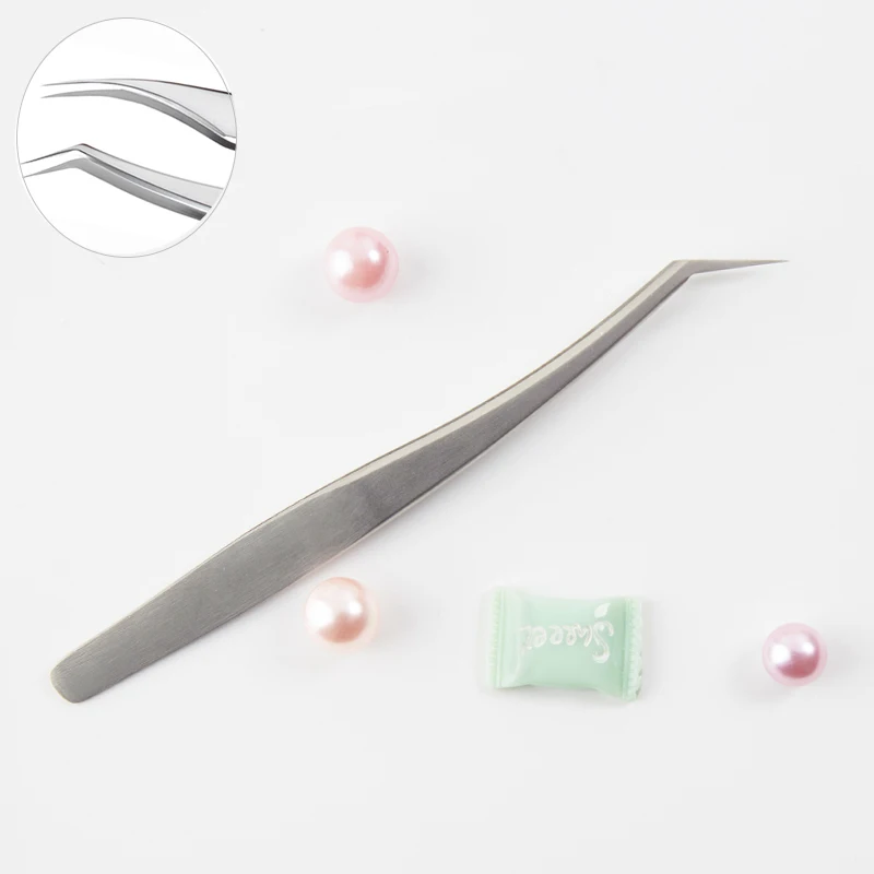 Пинцет для наращивания ресниц Blueyes пинцет бровей аксессуары макияжа изогнутые