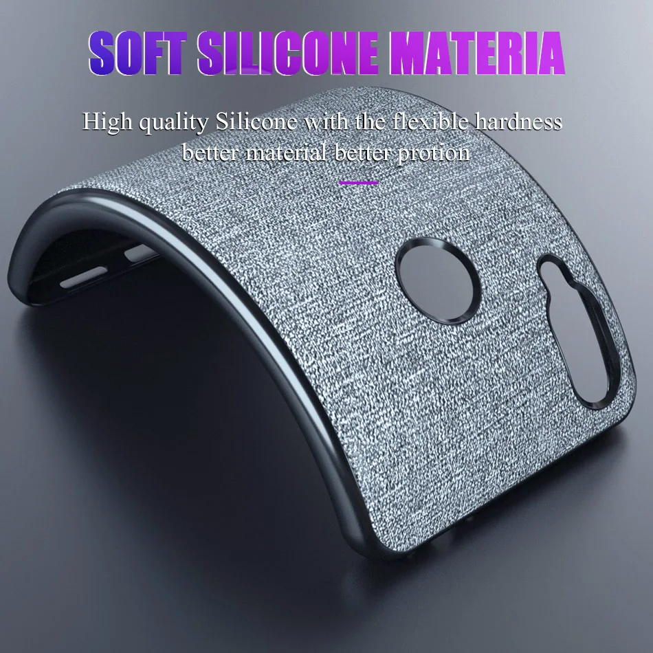 Cloth Frabic Phone Case For Xiaomi Redmi Note 7 6 8 Pro 5 4X 4 4A 6A 7A 6X 5A S2 Y2 A2 Lite Plus Soft Silicone Cover Coque