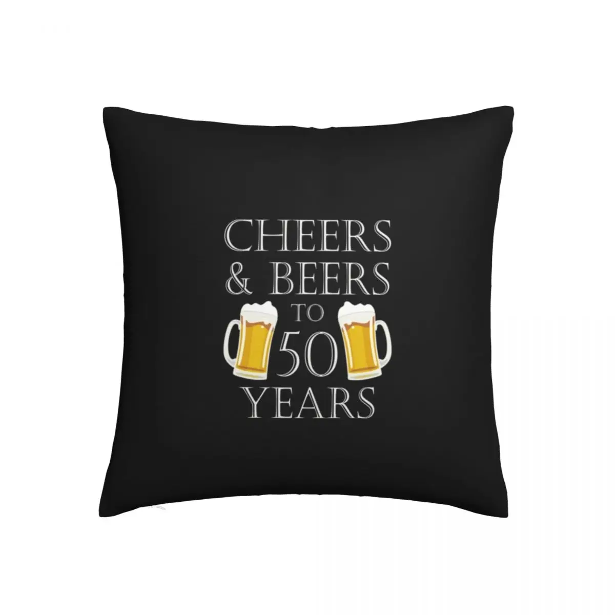 

Чехол-наволочка с изображением пива и пива на 50 лет, подарок на 50-й день рождения, подушка из полиэстера, Наволочка на молнии, весенний мягкий...