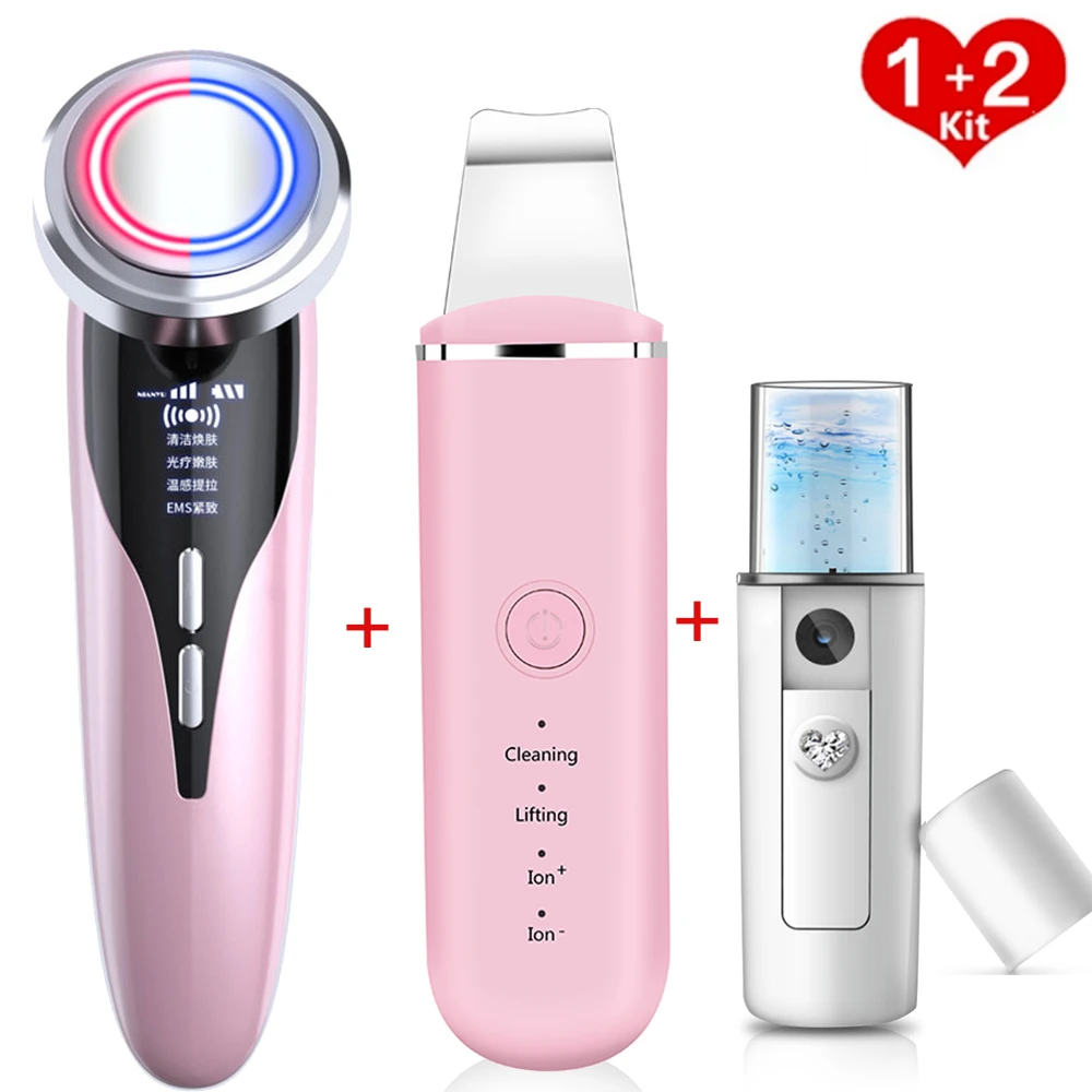 Аппарат для мезотерапии и массажа лица ультразвуковой со светодиодной