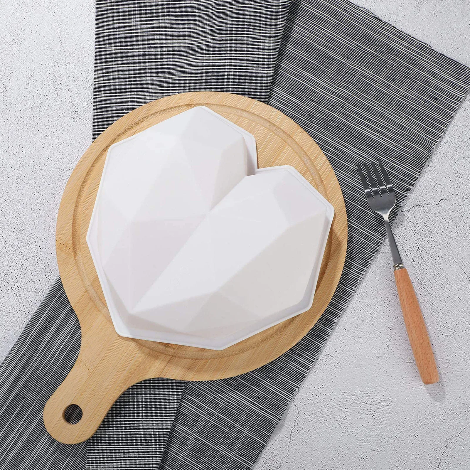 

Diamond Heart Mini Hammer Chocolate Mold Set 3D Baking Mold Set Biscuit Dessert Mold Household Kitchen DIY Tool