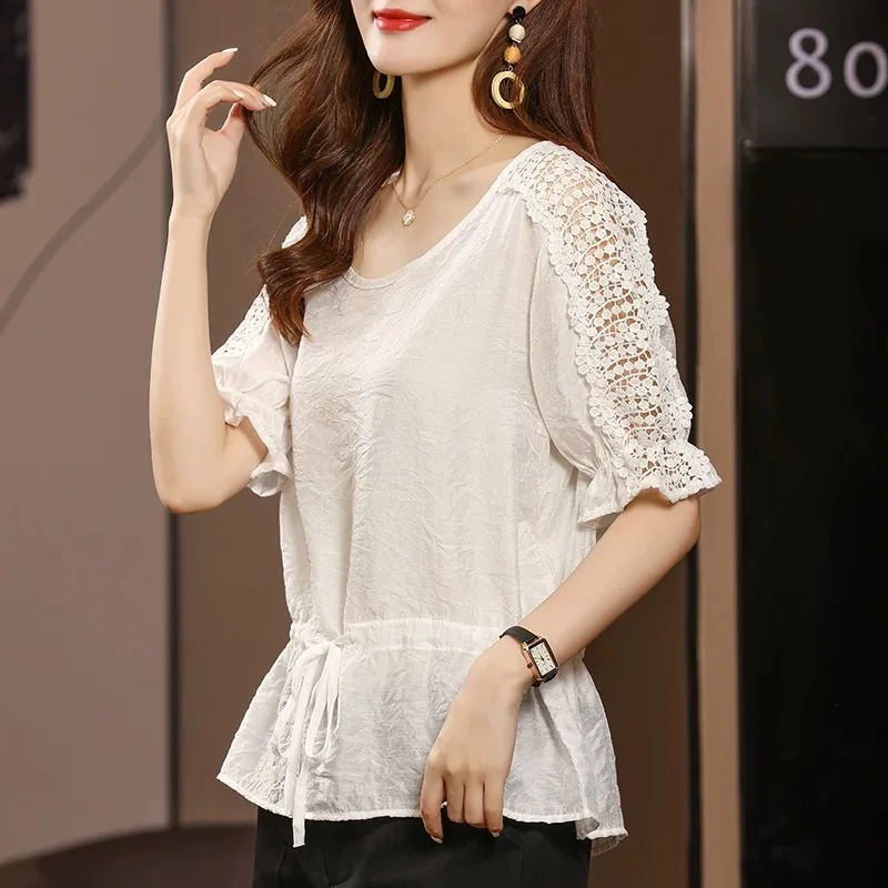 

2020 Summer Fashion T Shirt Women beige Woman Tshirt
