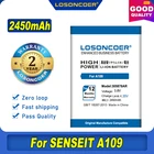 100% Оригинальный LOSONCOER 2450 мАч 305878AR Аккумулятор для SENSEIT A109