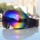 Двухслойные незапотевающие лыжные очки HX06 с защитой UV400, стандартные сферические очки для взрослых с линзами для близорукости