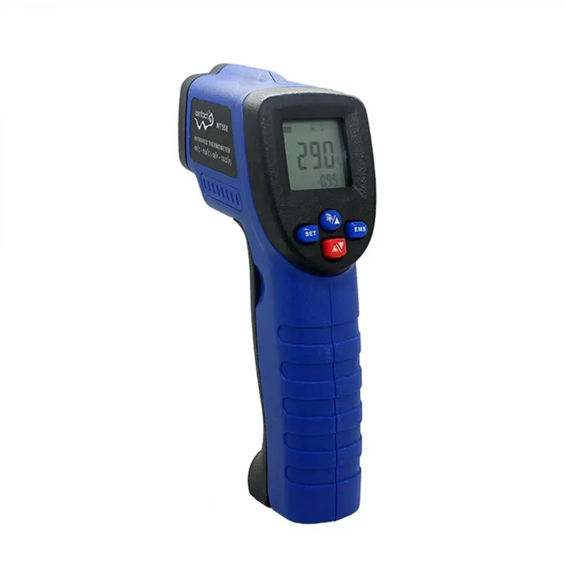 Промышленный Цифровой пирометр wheal 420C/550C бесконтактный термометр ИК лазерный