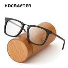 HDCRAFTER деревянная оправа для очков, Мужская оптическая оправа для чтения с прозрачными линзами, деревянная оправа для очков lunette de vue
