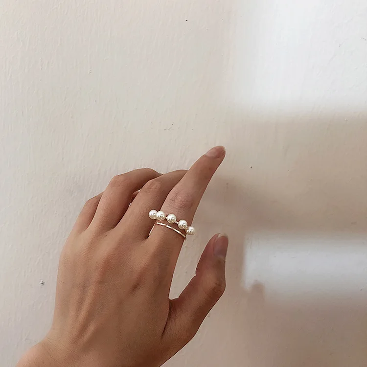 Шикарные элегантные золотые двухслойные геометрические открытые круглые