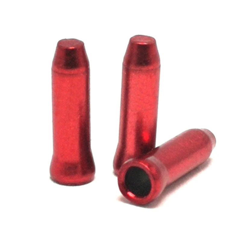 

50 Pcs Cable End Crimps Bike Brake Cable End for bicycle Shift Alloy Cap