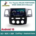 Автомагнитола 9 дюймов для TOYOTA HILUX FORTUNER VIGO 2008-2014, Android 10, 4G, Sim, Wi-Fi