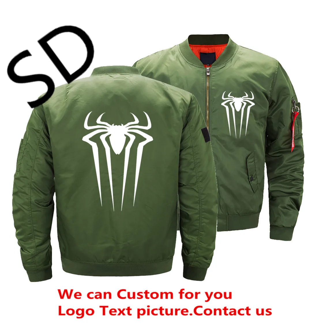 Новинка 2018 мужская куртка горячая распродажа Человек-паук весна-осень теплая