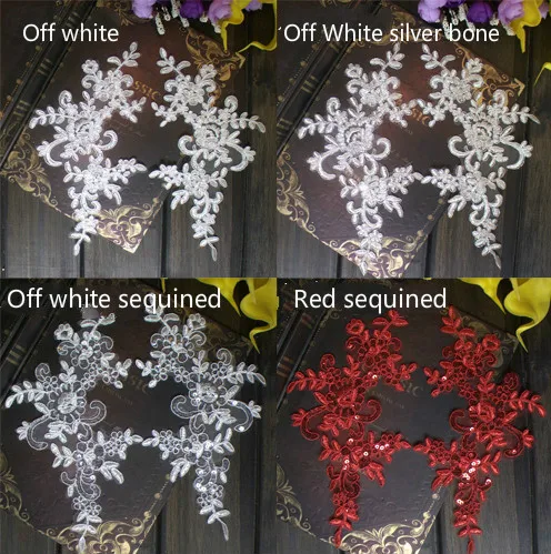 Свадебное платье с блестками 18 цветов кружевной аппликацией сделай сам