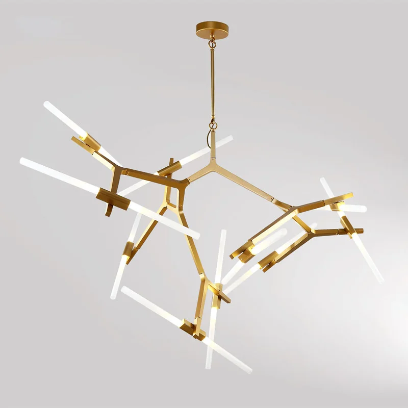 구매 북유럽 현대 Led 크리스탈 샹들리에 트리 분기 매달려 조명 Lustre 서스펜션 주방 다이닝 바 거실 펜던트 조명