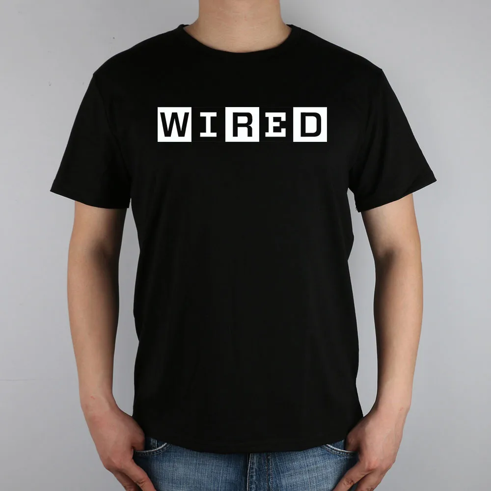 Футболка мужская Проводная из лайкры и хлопка с технологией NERD GEEK | Мужская