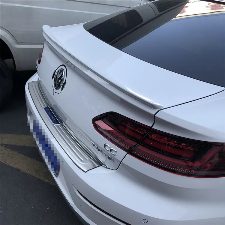 Спойлер для CC 2019 Volkswagen спойлер из АБС пластика цвет заднего крыла автомобиля
