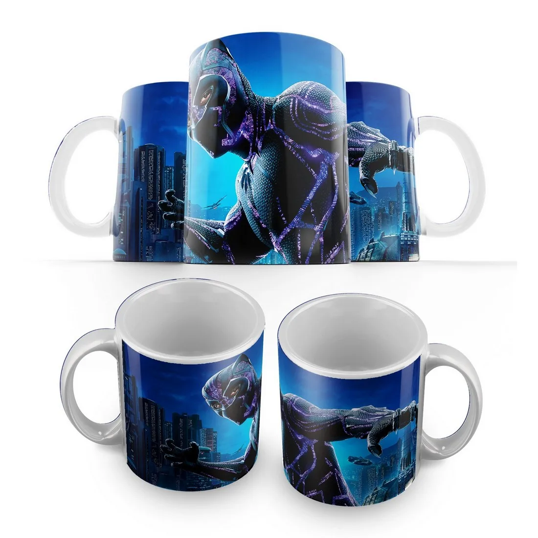 Кружка: черная пантера (марвел человек паук мстители комиксы) -2 | Дом и сад