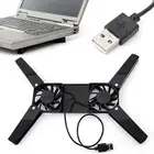 Порты и разъёмы в состоянии 7-15 дюймов игровой ноутбук кулер 2 стелек поддержат дыхания арки стелек Экран складной USB Порты и разъёмы охлаждающая подставка под ноутбук Тетрадь Подставка Для Ноутбука Охладитель