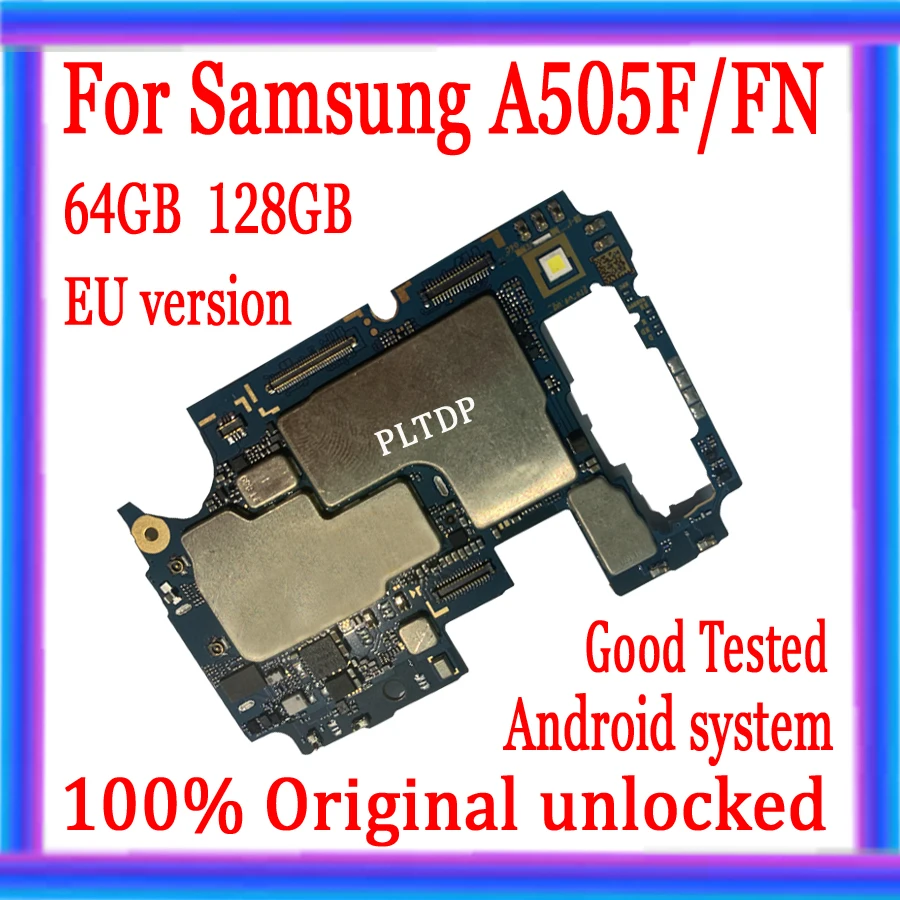 100% оригинальная материнская плата для Samsung Galaxy A50 A505F/A505FN 64 Гб/128 ГБ с полными