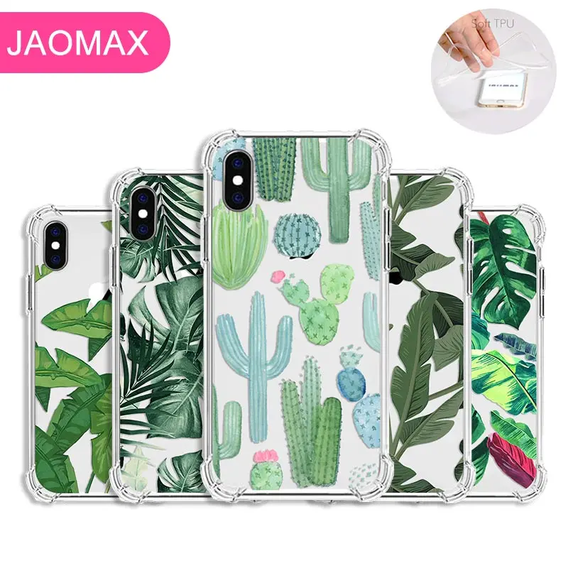Jaomax летний Мягкий силиконовый чехол для iPhone 11 Xs Max 7 8 6S Plus Xr прозрачный