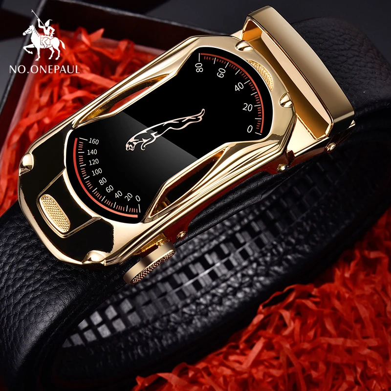 

Нет. ONEPAUL мужские ремни Одежда высшего качества ремни для мужчин 3,5 см Ширина спортивный модный бренд автоматическая пряжка черный пояс кожа...