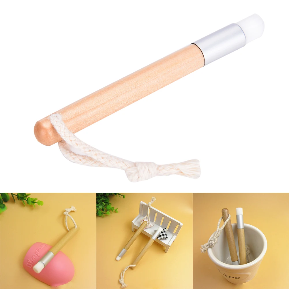 

1Pcs Wholesale Deep Cleaning Blackhead Brush Nose Washing Brush Blackhead Cleaner Exfoliating Facial Cleansing Brush Wooden