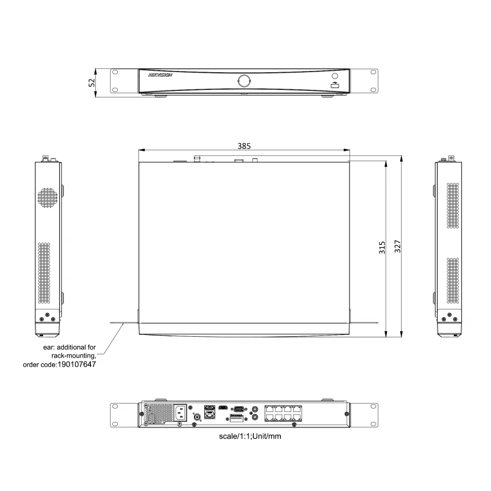 Hikvision AcuSense PoE NVR 8/16CH 12MP 4K DS-7608NXI-I2/8 секунд DS-7616NXI-I2/16 для IP Камера видео Регистраторы с
