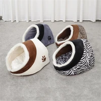 pet dog bed house pet house winter nest for puppy lovely dog kennel cat warm cushion kitten 4 color cozy nest for chihuahua dogs
