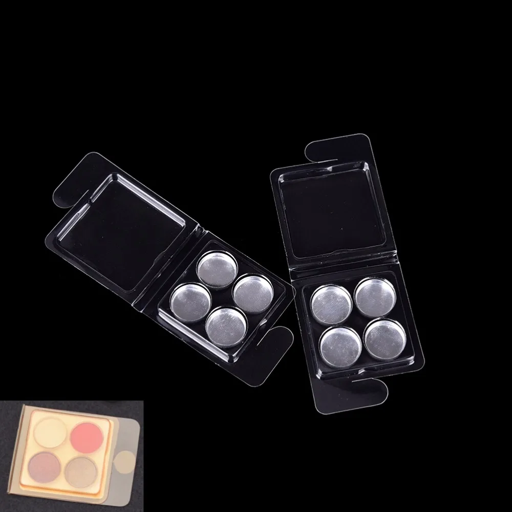 10 наборов магнитных Пустых Алюминиевых теней для век Пигмент Макияж кастрюли