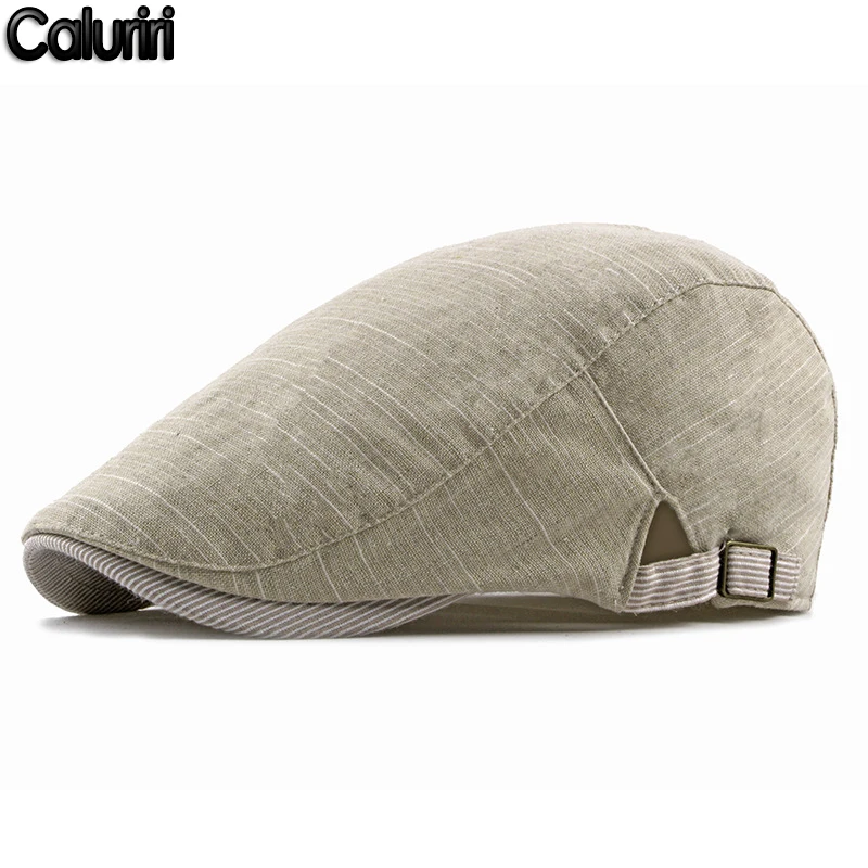 

Весна осень-зима человек из хлопка в британском стиле, на плоской подошве, в винтажном стиле; Шапки Гэтсби мужской однотонный серый черный Р...