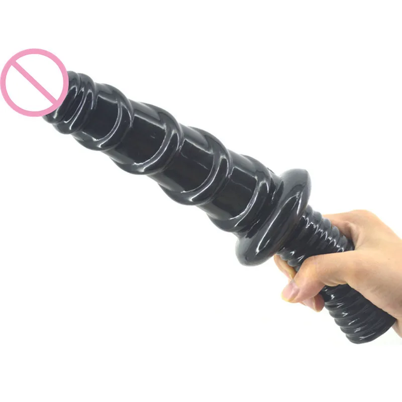 Секс шоп анальная бусина точка G искусственный толстый пенис винтовая ручка