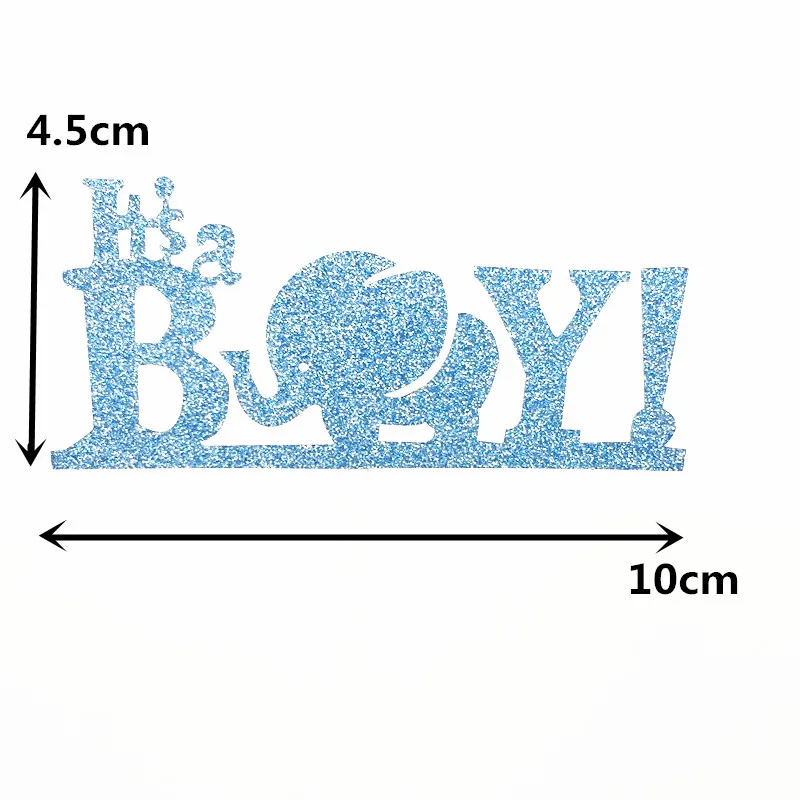 Ynaayu 5pcs It is Boy Girl Cake Topper Baby Born Shower Birhtday Party Decoration Gold Toppers For | Дом и сад