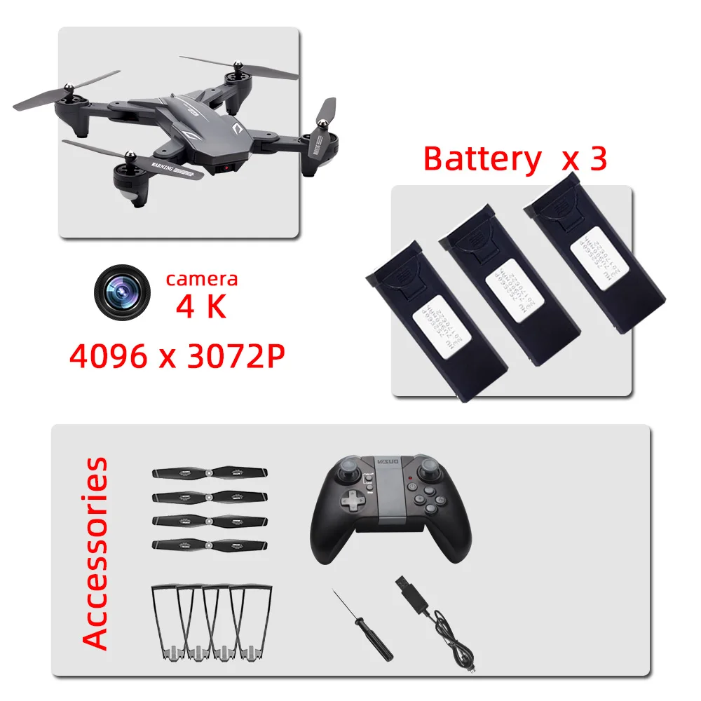 4K 2B foam bax XS816 Дроны с камерой HD Дрон Дистанционное управление вертолет Дрон 4 к игрушки Квадрокоптер drohne Квадрокоптер helikopter droni selfie VS SG106 - Цвет: 4K 2B foam bax
