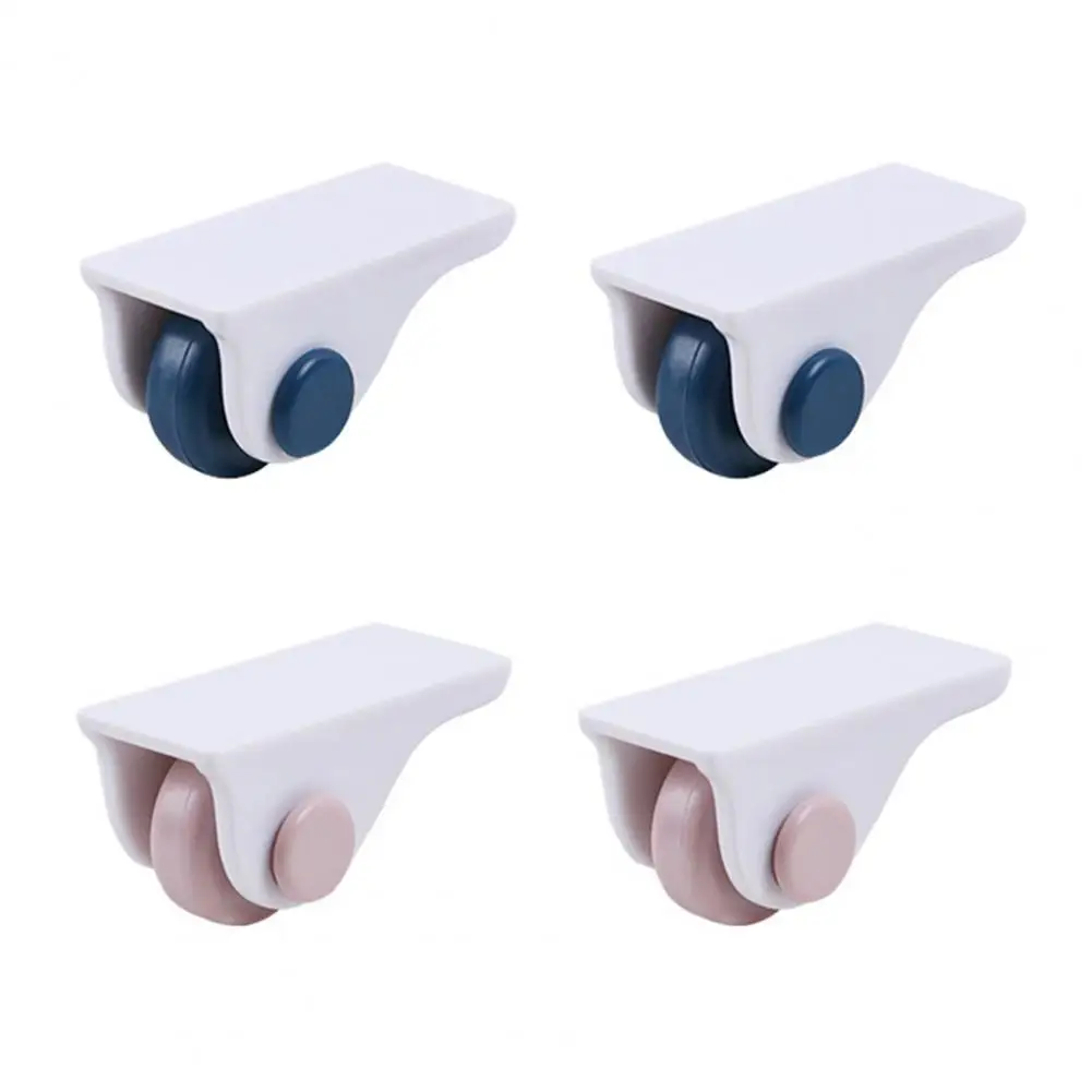 

4Pcs Box Caster Wide Application Strong Bearing Capacity ABS Home Self Adhesive Box Wheel for Gifts