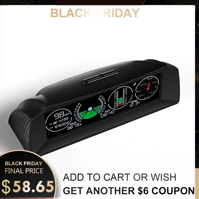 Car GPS Head-up Display Overspeed Warning Windshield Projector Alarm System Signal Module English | Автомобили и мотоциклы